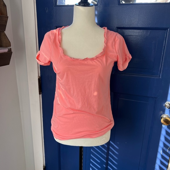 LOFT Tops - Pink Loft Top with Neck detail